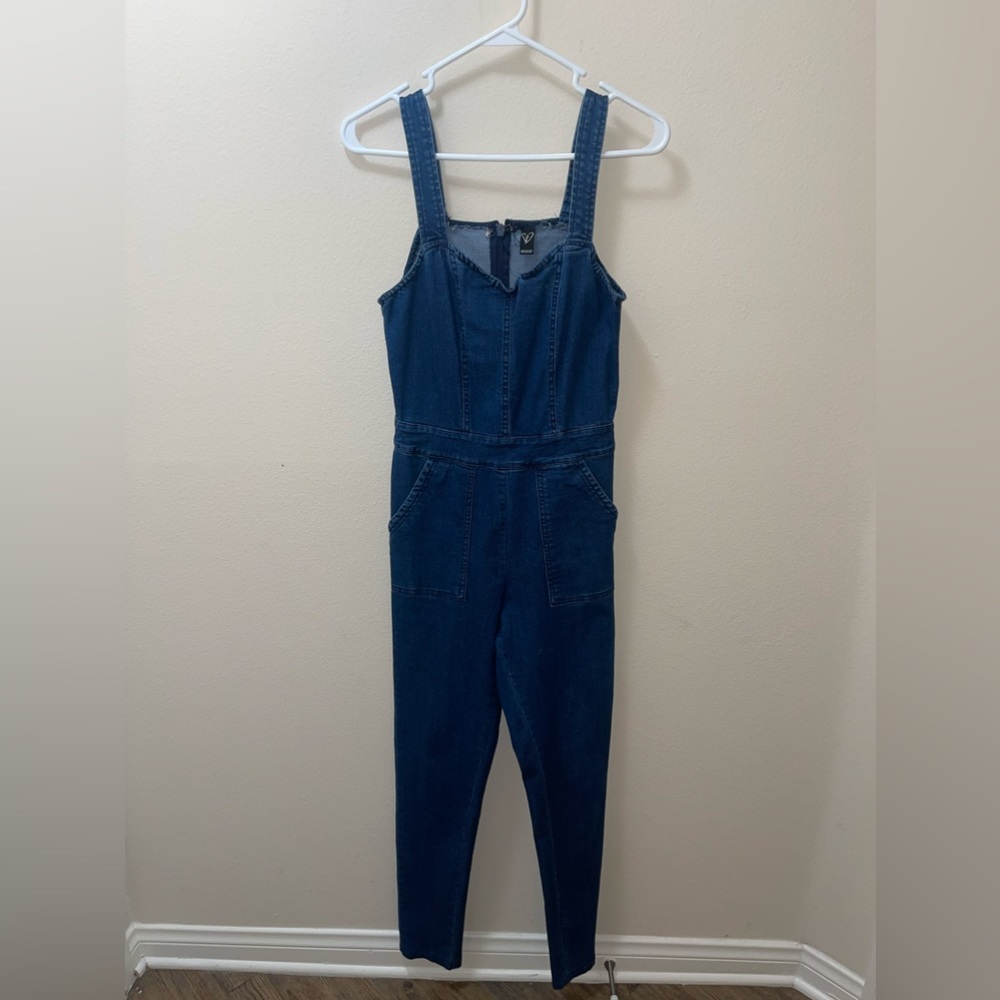 Denim jumpsuit- Size small.